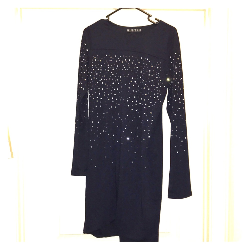 Navy blue Potter’s Pot cocktail dress